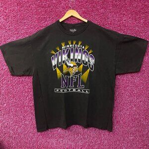 Junk Food Clothing NFL Minnesota Vikings Chrome Flea Market Tee 2XL